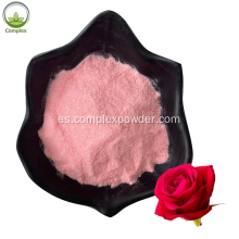 Polvo de flor de rosa orgánico soluble en agua 100% natural